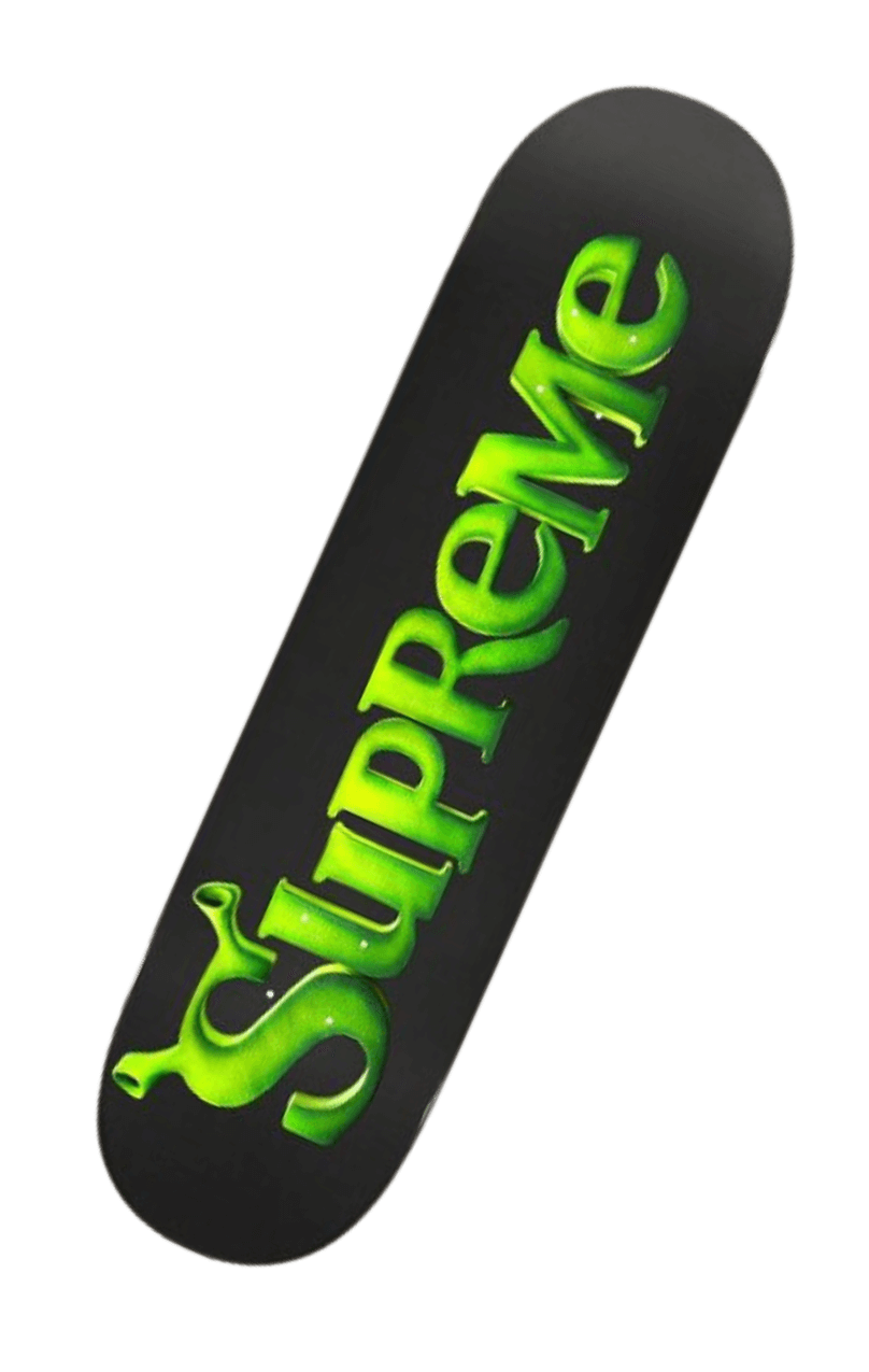 Supreme Shrek Skateboard Deck Black (3)