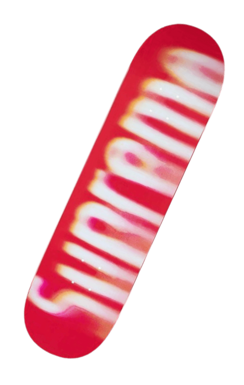 Supreme Skateboard Blurred Logo (1)