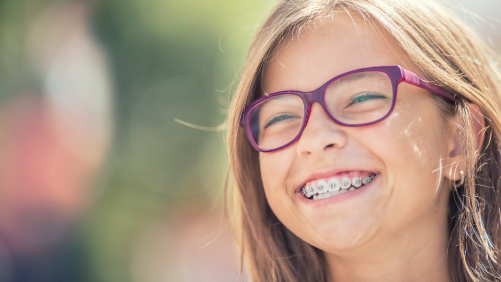 Braces on Girl